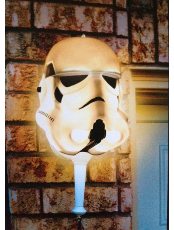 Stormtrooper Porch Light Cover, halloween costume (Stormtrooper Porch Light Cover)