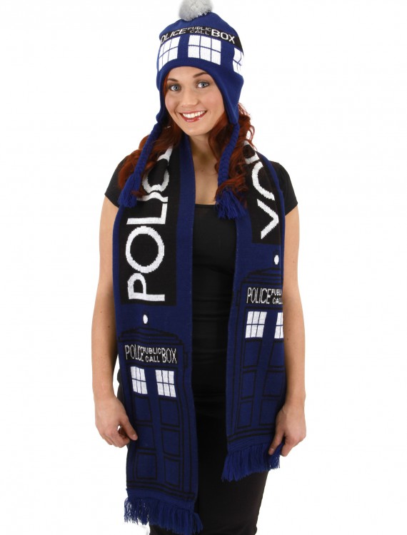 TARDIS Scarf, halloween costume (TARDIS Scarf)