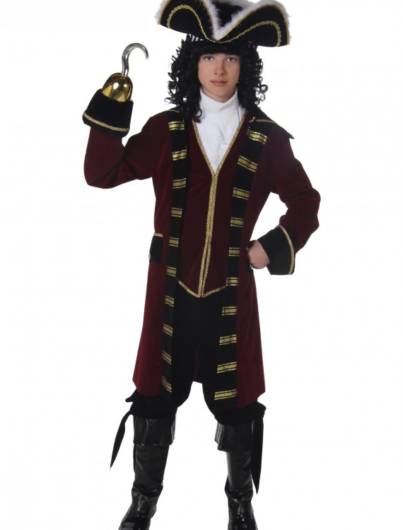 Teen Captain Hook Costume, halloween costume (Teen Captain Hook Costume)