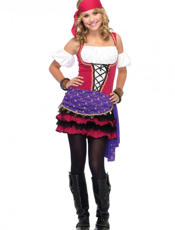 Teen Crystal Ball Gypsy Costume, halloween costume (Teen Crystal Ball Gypsy Costume)