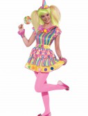 Teen Girls Polka Dot Clown Costume, halloween costume (Teen Girls Polka Dot Clown Costume)