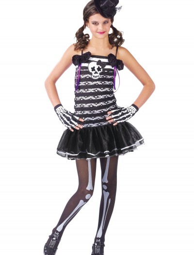Teen Girls Skeleton Costume, halloween costume (Teen Girls Skeleton Costume)