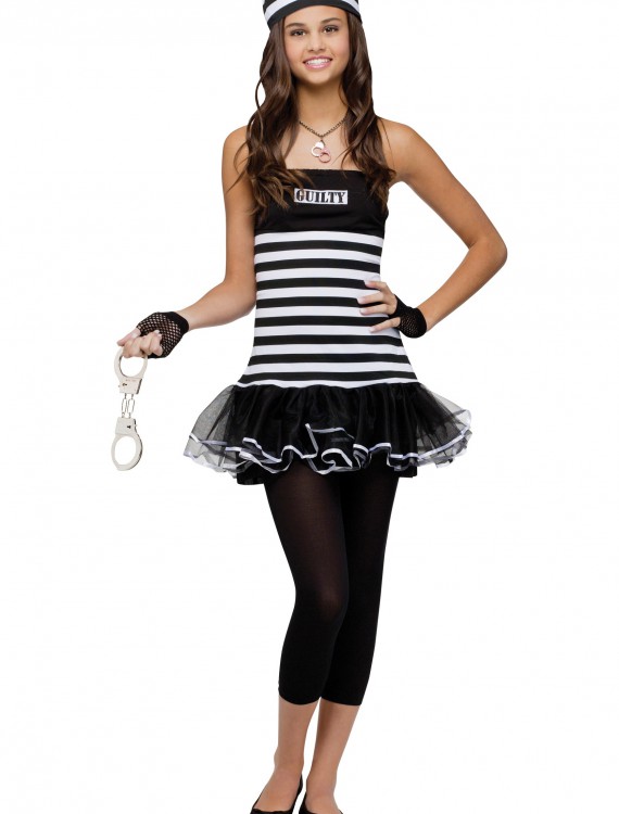 Teen Guilty Prisoner Costume, halloween costume (Teen Guilty Prisoner Costume)
