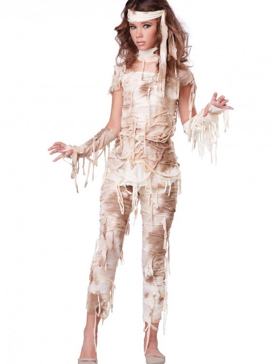 Teen Mysterious Mummy Costume, halloween costume (Teen Mysterious Mummy Costume)