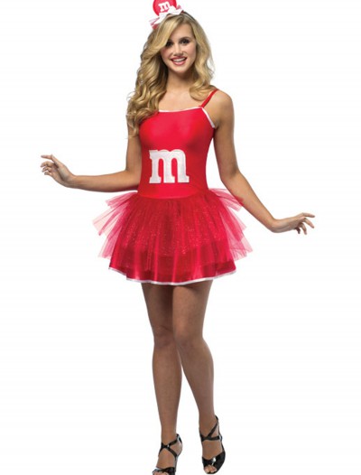 Teen Red M&M Party Dress, halloween costume (Teen Red M&M Party Dress)