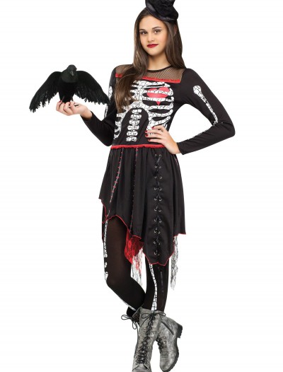 Teen Sassy Skelegirl Costume, halloween costume (Teen Sassy Skelegirl Costume)