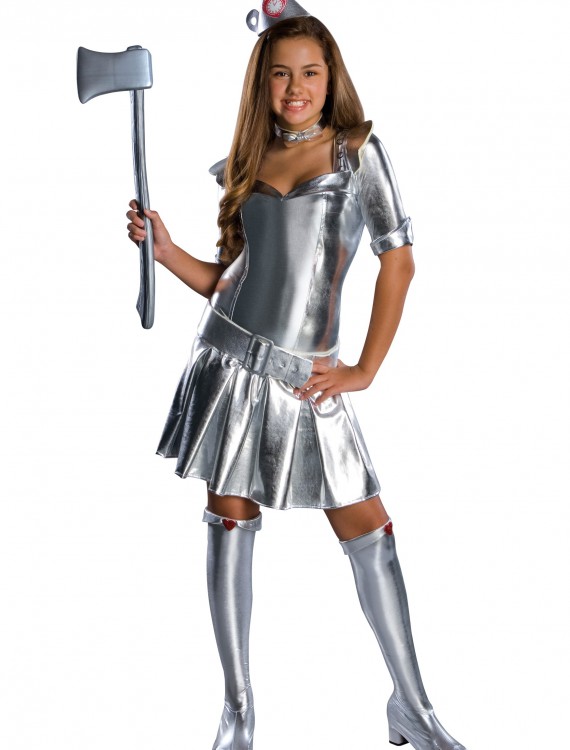 Teen Tin Woman Costume, halloween costume (Teen Tin Woman Costume)