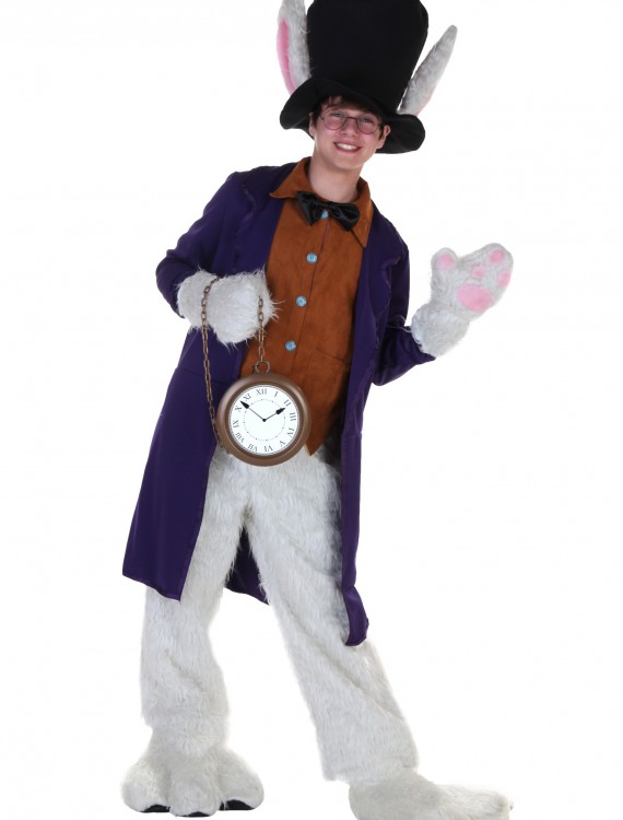 Teen White Rabbit Costume, halloween costume (Teen White Rabbit Costume)