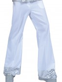Teen White Sequin Cuff Disco Pants, halloween costume (Teen White Sequin Cuff Disco Pants)