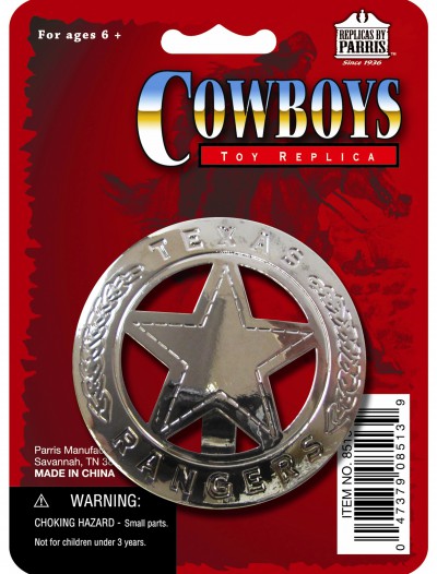 Texas Ranger Badge, halloween costume (Texas Ranger Badge)