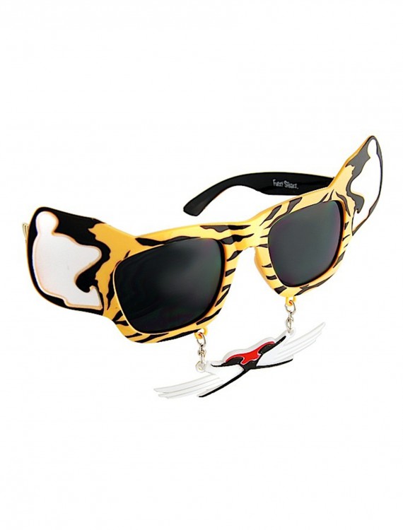 Tiger 'Stache Sunglasses, halloween costume (Tiger 'Stache Sunglasses)