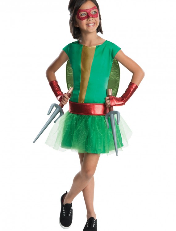 TMNT Movie Child Raphael Tutu Dress Costume, halloween costume (TMNT Movie Child Raphael Tutu Dress Costume)