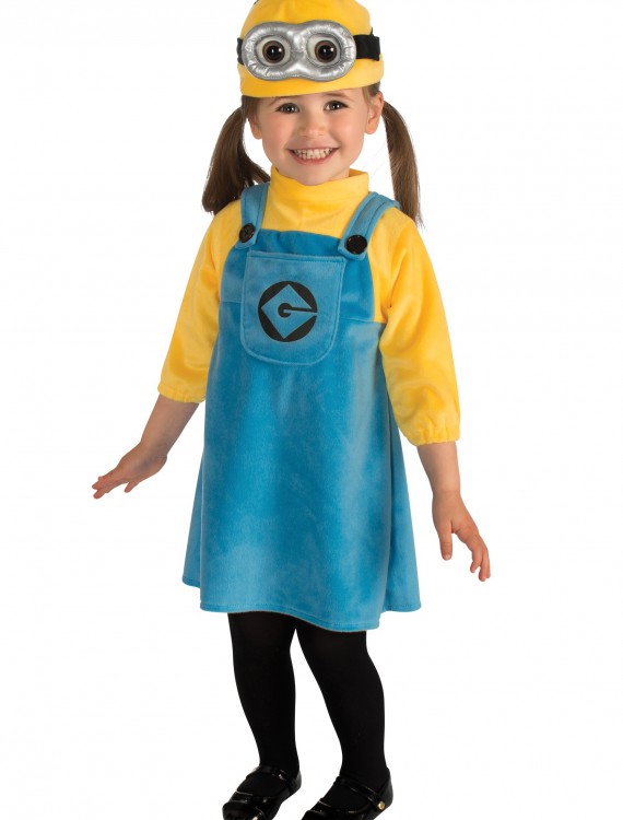Toddler Girls Minion Costume, halloween costume (Toddler Girls Minion Costume)