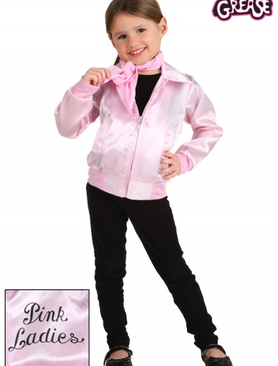 Toddler Grease Pink Ladies Jacket, halloween costume (Toddler Grease Pink Ladies Jacket)