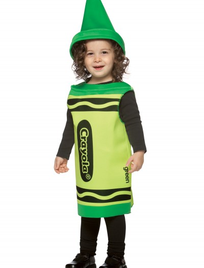 Toddler Green Crayon Costume, halloween costume (Toddler Green Crayon Costume)
