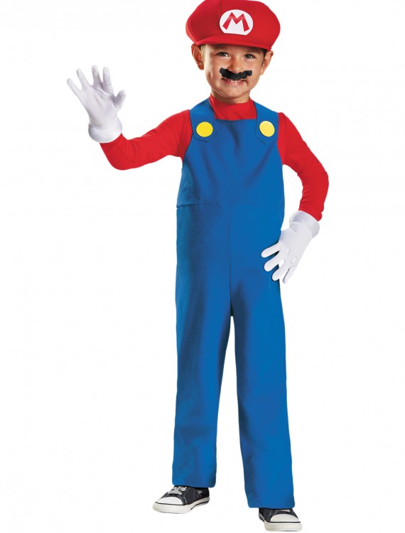 Toddler Mario Costume, halloween costume (Toddler Mario Costume)