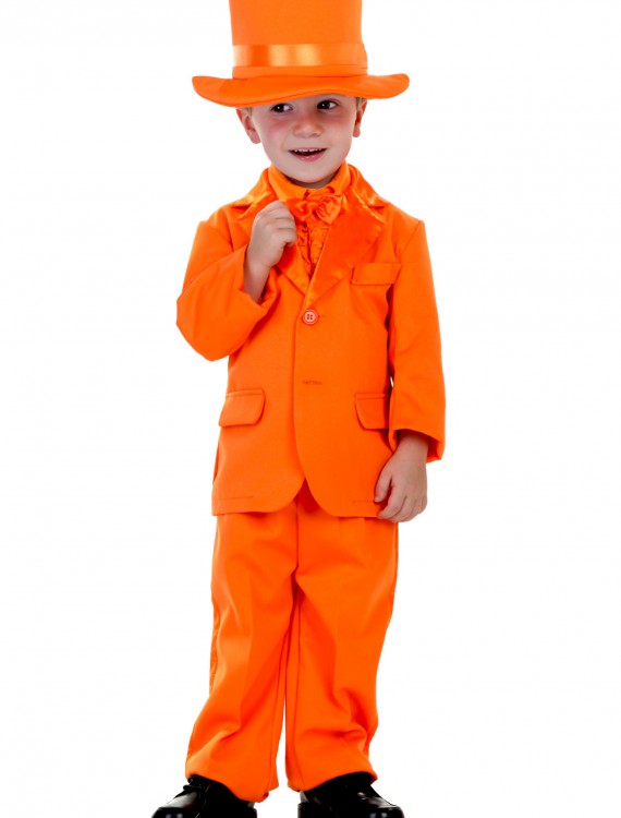 Toddler Orange Tuxedo, halloween costume (Toddler Orange Tuxedo)
