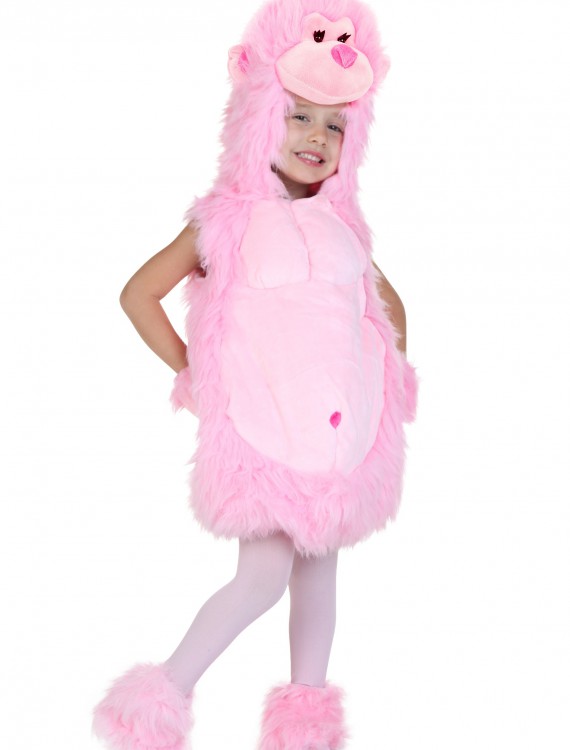 Toddler Pink Gorilla Costume, halloween costume (Toddler Pink Gorilla Costume)