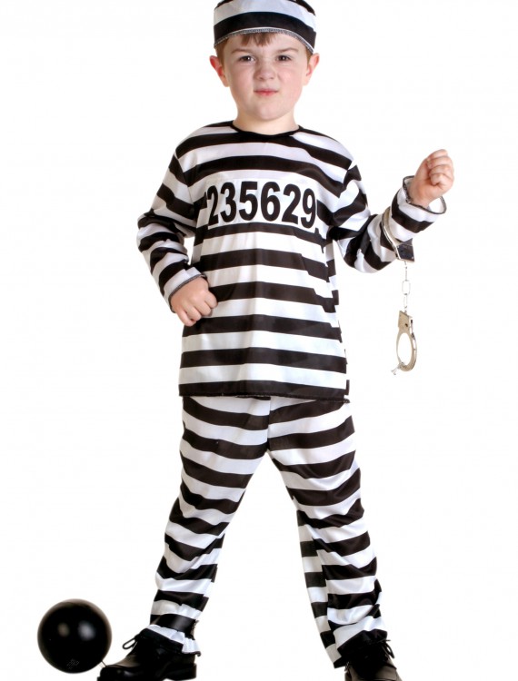 Toddler Prisoner Costume, halloween costume (Toddler Prisoner Costume)
