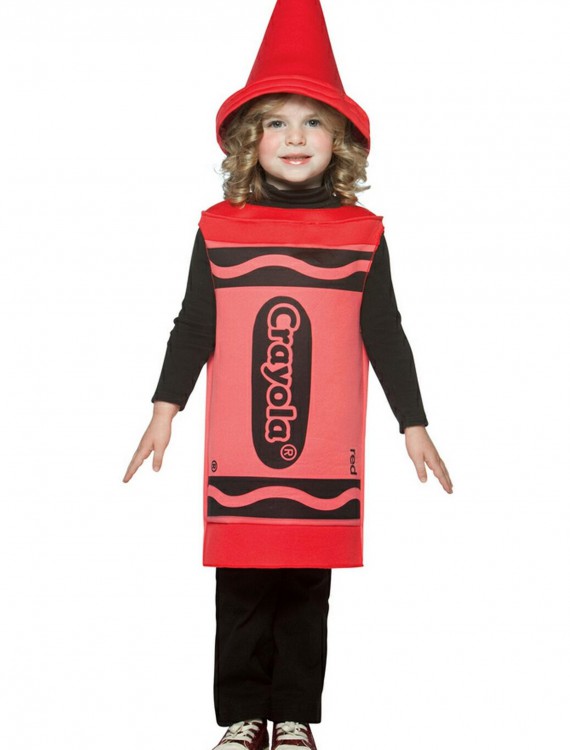 Toddler Red Crayon Costume, halloween costume (Toddler Red Crayon Costume)