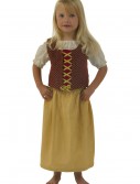 Toddler Red Peasant Dress, halloween costume (Toddler Red Peasant Dress)