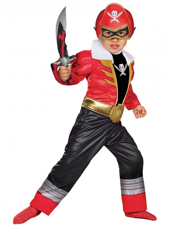 Toddler Super Megaforce Red Power Ranger Muscle Costume, halloween costume (Toddler Super Megaforce Red Power Ranger Muscle Costume)