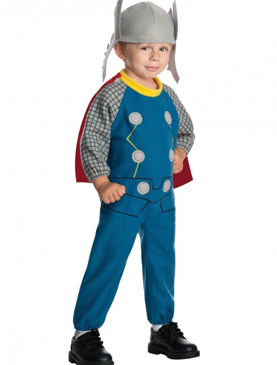 Toddler Thor Fleece Jumpsuit, halloween costume (Toddler Thor Fleece Jumpsuit)