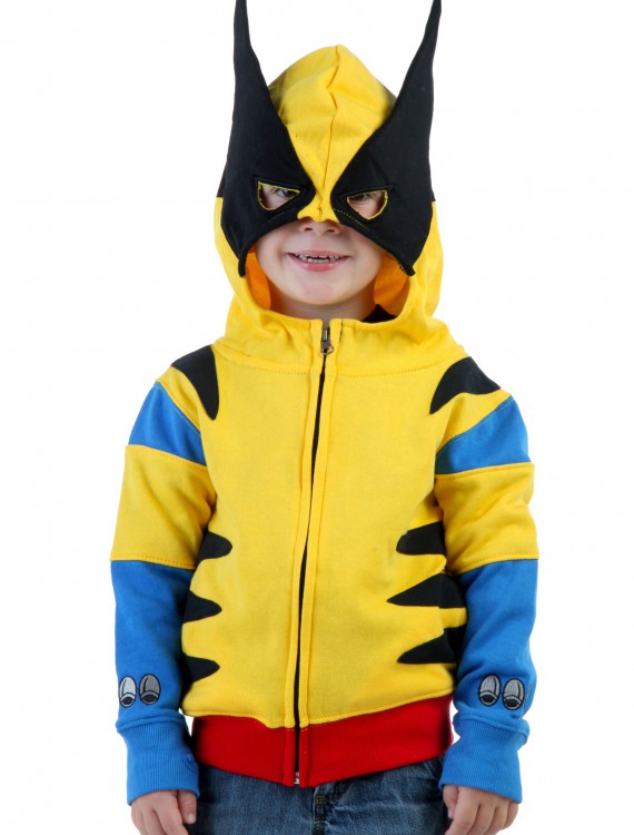 Toddler Wolverine Costume Hoodie, halloween costume (Toddler Wolverine Costume Hoodie)