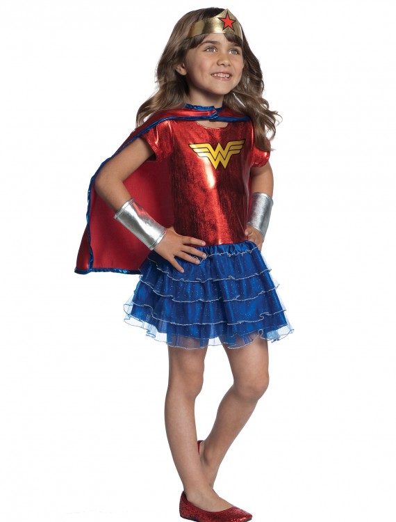Toddler Wonder Woman Tutu Set, halloween costume (Toddler Wonder Woman Tutu Set)