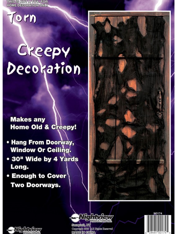 Torn Creepy Door Decoration, halloween costume (Torn Creepy Door Decoration)