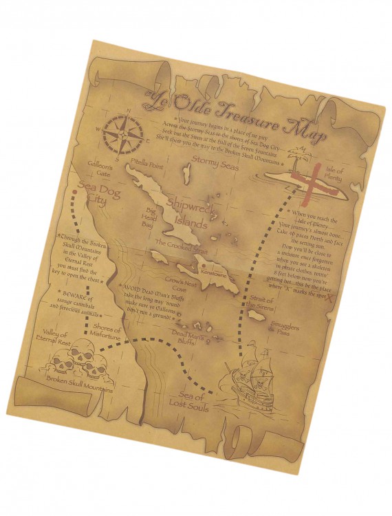 Treasure Map Accessory, halloween costume (Treasure Map Accessory)