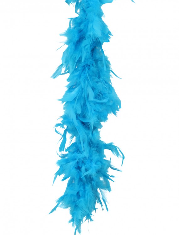 Turquoise 80 Gram Feather Boa, halloween costume (Turquoise 80 Gram Feather Boa)