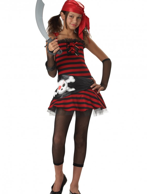 Tween Pirate Cutie Costume, halloween costume (Tween Pirate Cutie Costume)