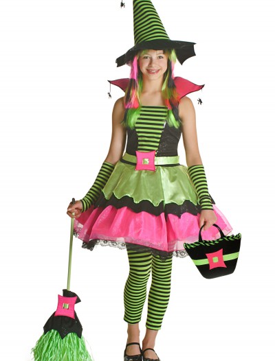 Tween Spiderina Witch Costume, halloween costume (Tween Spiderina Witch Costume)