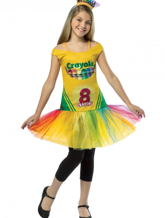 Tween Tutu Crayon Dress, halloween costume (Tween Tutu Crayon Dress)