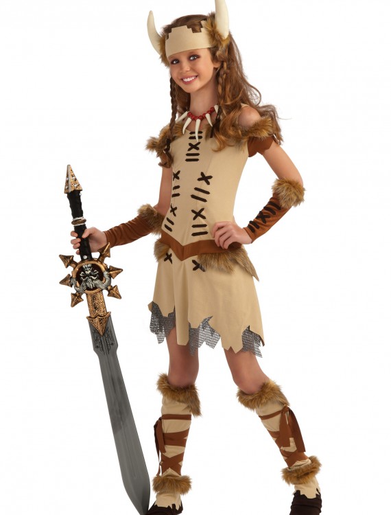 Tween Viking Princess Costume, halloween costume (Tween Viking Princess Costume)