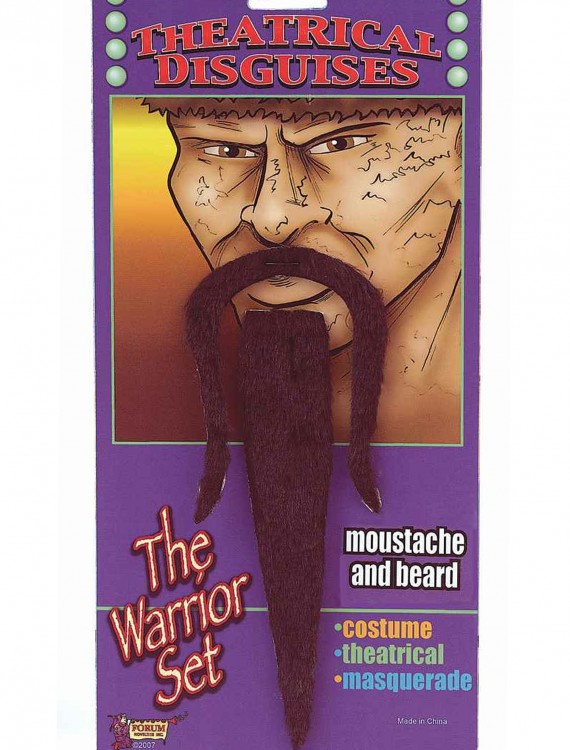 Warrior Moustache and Beard, halloween costume (Warrior Moustache and Beard)