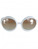 White 70s Sunglasses, halloween costume (White 70s Sunglasses)