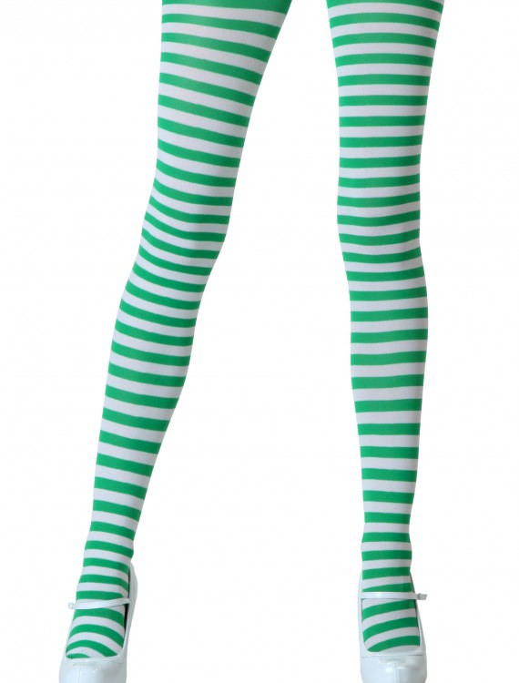 White / Kelly Green Tights, halloween costume (White / Kelly Green Tights)