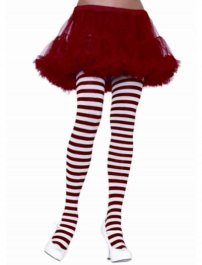 White / Red Striped Tights, halloween costume (White / Red Striped Tights)