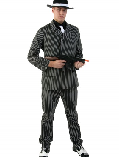 Wide Stripe Plus Size Gangster Costume, halloween costume (Wide Stripe Plus Size Gangster Costume)
