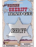 Wild West Sheriff Badge, halloween costume (Wild West Sheriff Badge)