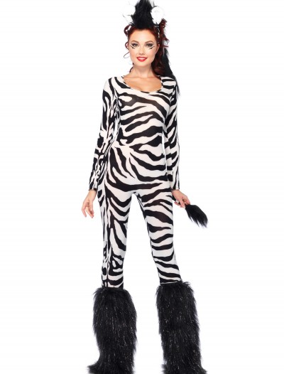 Wild Zebra Bodysuit Costume, halloween costume (Wild Zebra Bodysuit Costume)
