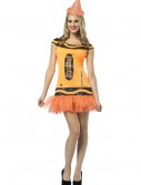 Women's Crayola Glitz Orange Dress, halloween costume (Women's Crayola Glitz Orange Dress)