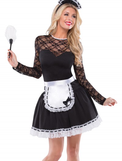 Womens Exotic French Maid Costume, halloween costume (Womens Exotic French Maid Costume)