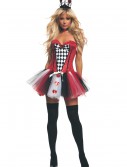 Women's Feisty Queen of Hearts Costume, halloween costume (Women's Feisty Queen of Hearts Costume)
