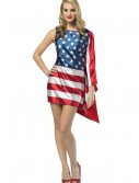 Womens Flag Dress, halloween costume (Womens Flag Dress)
