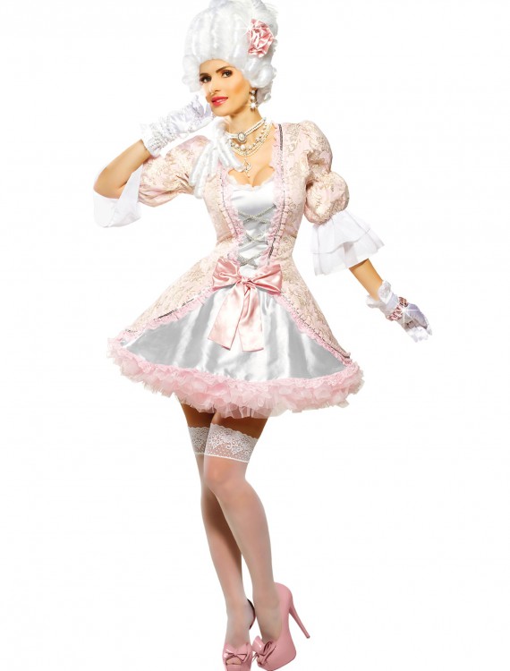 Womens Pink Marie Antoinette Costume, halloween costume (Womens Pink Marie Antoinette Costume)