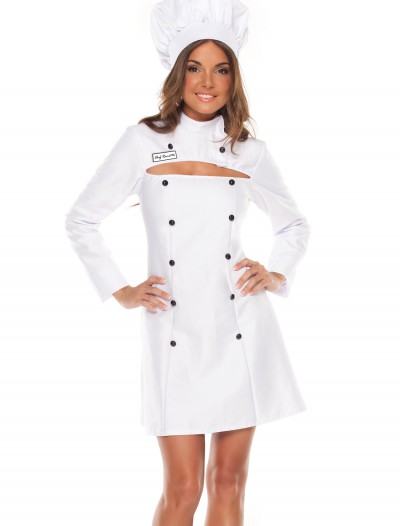 Womens Plus Size Chef Costume, halloween costume (Womens Plus Size Chef Costume)
