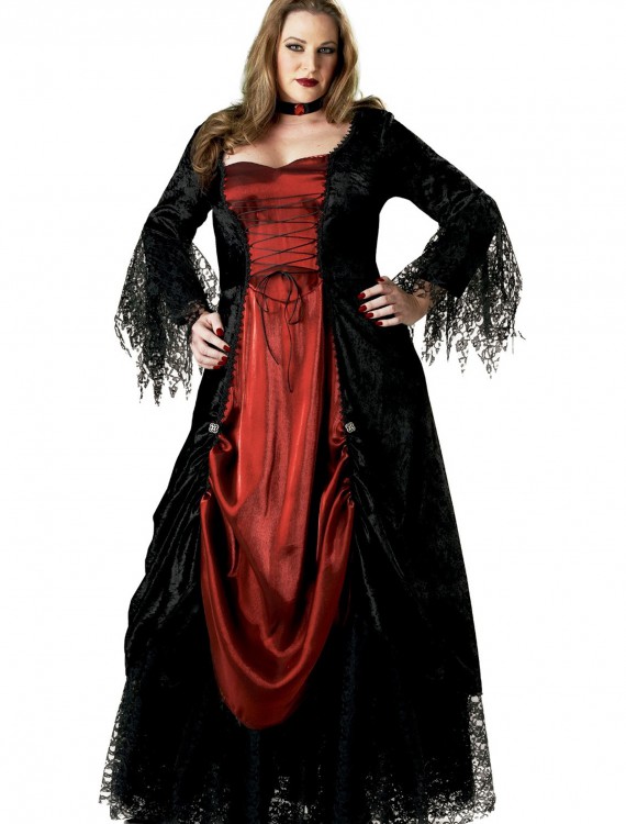 Women's Plus Size Vampire Costume, halloween costume (Women's Plus Size Vampire Costume)